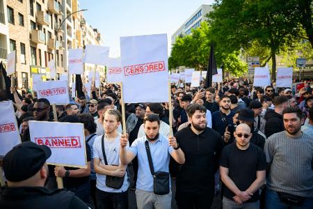 Islamisten-Demo in Hamburg unter strengen Auflagen