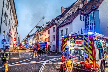 Großbrand in Villingen-Schwenningen unter Kontrolle Großbrand in Villingen-Schwenningen unter Kontrolle