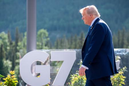 Da waren es nur noch sechs: Trump verlässt G7-Gipfel Da waren es nur noch sechs: Trump verlässt G7-Gipfel
