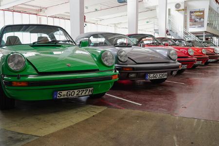 Tour durch das Porsche-Museumslager