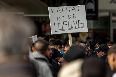Islamisten-Demo für Faeser: "schwer erträglich"