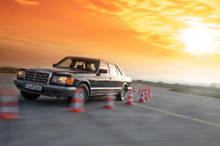 Mercedes 500 SEL W126, Exterieur Mercedes 500 SEL W126, Exterieur