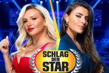 Angriffslustig: Evelyn Burdecki (l.) und Sophia Thomalla. Angriffslustig: Evelyn Burdecki (l.) und Sophia Thomalla.