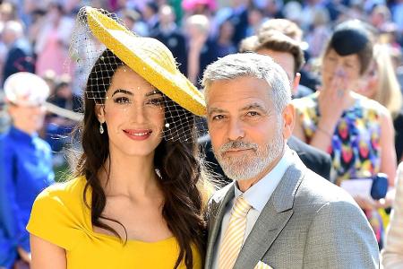 Amal Clooney ist mit George Clooney überglücklich.