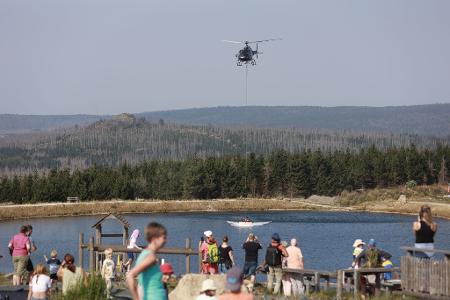 Einsatzkräfte hoffen auf Wetterwechsel am Brocken