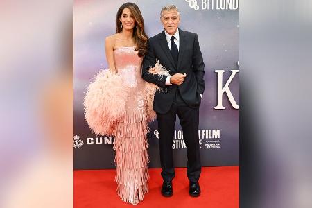 Eleganz pur: Amal und George Clooney glänzen bei Premiere Eleganz pur: Amal und George Clooney glänzen bei Premiere