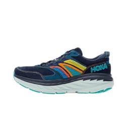 HOKA ONE ONE Bondi L Embroidery, Unisex-Erwachsene Wanderschuhe, Outer Space/Atlantis, 46 2/3 EU von ホカオネオネ