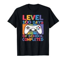 Level 100 Days Of School abgeschlossen Gaming Gamer 2025 T-Shirt von 100 Days Of School 2024 Teacher Student