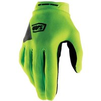 100% Fahrradhandschuhe 100% Ridecamp Women's Handschuhe - Black / Fluo Yellow M von 100%