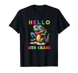 Hallo Alligatorliebhaber aus der elften Klasse, Schulanfang T-Shirt von 11th Grade First Day of School Outfits Boy Girl