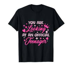 Offizielles Teenager-Geschenk zum 13. Geburtstag, 13 Jahre alte Mädchen T-Shirt von 13 Year Old Boy Girl Gift Teenager