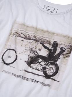 Mey & Edlich Herren 1921 T-Shirt Easy Rider weiss L von 1921 T-Shirts