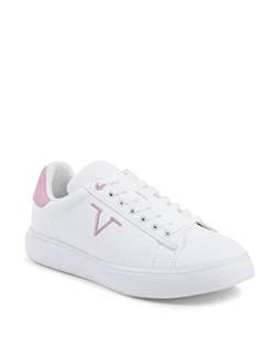 19V69 ITALIA Damen Womens Sneaker Multicolor SNK 004W White Pink Oxford-Schuh, 40 EU von 19V69 ITALIA