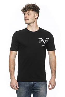 19V69 ITALIA Mike, T-Shirt Herren, Schwarz, M von 19V69 ITALIA