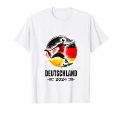 Deutschland-T-Shirt für Deutschland Retro-Jungen-Deutschland T-Shirt von 2024 Deutschlandspieler Geschenke Deutschland 2024