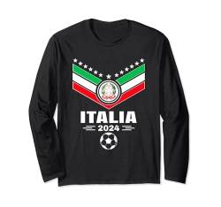 Italien Sport Vintage Männer Jungen Italien 2024 Langarmshirt von 2024 Italien Spielergeschenke Italien 2024