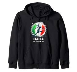 Italien-T-Shirt für Italien Retro-Jungen-Italien 2024 Kapuzenjacke von 2024 Italien Spielergeschenke Italien 2024