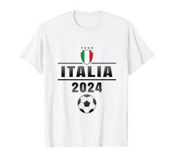 Italien-T-Shirt für Italien Retro-Jungen-Italien 2024 T-Shirt von 2024 Italien Spielergeschenke Italien 2024