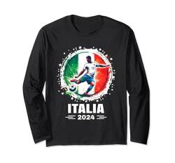 Italien Trikot Cooles Italien 2024 Langarmshirt von 2024 Italien Spielergeschenke Italien 2024