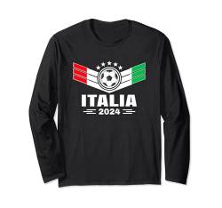 Sports Shirt für Jungen Männer Italien 2024 Italien Langarmshirt von 2024 Italien Spielergeschenke Italien 2024