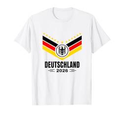 Deutschland Jungen Kinder Männer Jugend Deutschland 2026 T-Shirt von 2026 Deutschlandspieler Geschenke Deutschland 2026