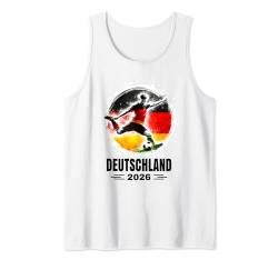 Deutschland-T-Shirt für Deutschland Retro-Jungen-Deutschland Tank Top von 2026 Deutschlandspieler Geschenke Deutschland 2026