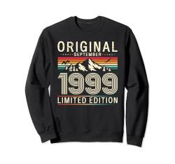 25. Geburtstag Geschenk Mann September Jahrgang 1999 Sweatshirt von 25. Geburtstag Geschenke September Jahrgang 1999