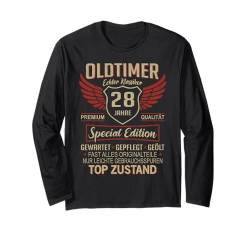 28. Geburtstag 28 Jahre Einzigartiger Oldtimer 28er Langarmshirt von 28 Jahre Mann Männer 28 Geburtstag Deko Geschenk