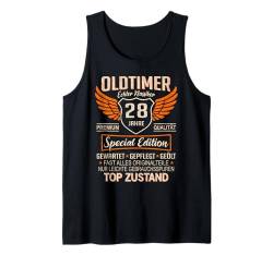 28. Geburtstag 28 Jahre Einzigartiger Oldtimer 28er Tank Top von 28 Jahre Mann Männer 28 Geburtstag Deko Geschenk