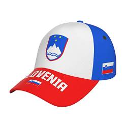 Herren Damen Baseball Kappen Slowenien-Flagge Slowenisch Baseball Cap Verstellbar Baseball Kappe Mütze Mode Hip-Hop-Hut Für Reisen Golf Draussen von 351