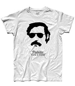 3stylershop Men's T-Shirt Pablo Escobar Pablito - Plata O Plomo von 3stylershop