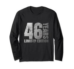 46 jahre alte männer geschenk 46 geburtstagsgeschenk für frauen Langarmshirt von 46 year old women gift 46th birthday gifts for men