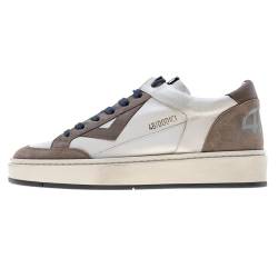 Scarpa uomo 4B12 sneakers in pelle bianco/ beige U25QB12 KYLE-U918 42 von 4B12