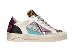 Scarpe donna 4B12 sneaker in pelle ed ecopelle multicolore/ leopard D25QB10 KYLE-D892 40 von 4B12