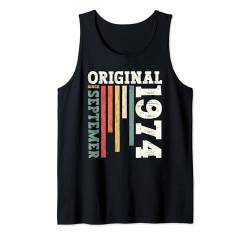 50. Geburtstag Geschenk Mann September Jahrgang 1974 Tank Top von 50. Geburtstag Geschenke September Jahrgang 1974