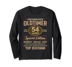 54. Geburtstag 54 Jahre Einzigartiger Oldtimer 54er Langarmshirt von 54 Jahre Mann Männer 54 Geburtstag Deko Geschenk