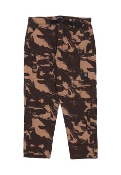 Lange versteckte Cargohose fur Herren in Braun/Camouflage von 5tate-of-mind