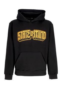 Leichtes Herren-Kapuzenpullover Rock Hoodie Schwarz von 5tate-of-mind