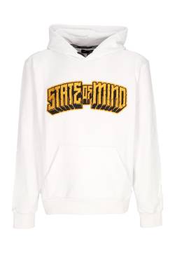 Leichtes Herren-Kapuzenpullover Rock Hoodie WeiB von 5tate-of-mind