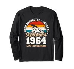 60. Geburtstag Geschenk Mann September Jahrgang 1964 Langarmshirt von 60. Geburtstag Geschenke September Jahrgang 1964