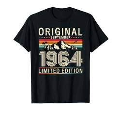 60. Geburtstag Geschenk Mann September Jahrgang 1964 T-Shirt von 60. Geburtstag Geschenke September Jahrgang 1964