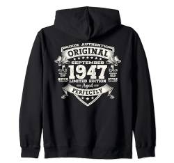 77. Geburtstag Geschenk Mann September Jahrgang 1947 Kapuzenjacke von 77. Geburtstag Geschenke September Jahrgang 1947