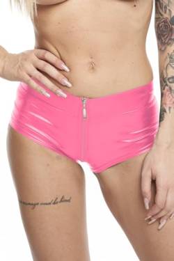 7Heaven Wetlook Shorts SH032 mit 2 Wege Reißverschluss L von 7Heaven