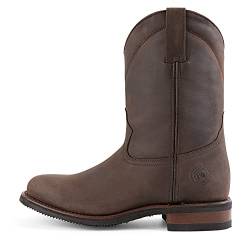 Site Luegas 1677 Herren-Lederstiefel mit Reißverschluss, 7 l, Crazy Brown, 44 EU von 7L SIETE LEGUAS