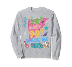 Vintage Retro 80er Jahre Baby 90er Jahre Made Me 1980er 1990er Nostalgie Sweatshirt von 80's Baby 90's Made Me Magic Store
