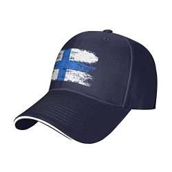 874 Baseballkappe Finnland-Flagge Patriotisch Basecap Sport Baseball Cap Casual Dad Hat Für Ausflug Wandern Athletic von 874