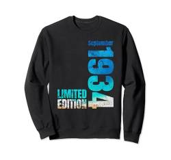 90. Geburtstag Geschenk Mann September Jahrgang 1934 Sweatshirt von 90. Geburtstag Geschenke September Jahrgang 1934