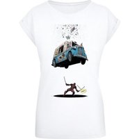 ABSOLUTE CULT T-Shirt ABSOLUTE CULT Damen Ladies Deadpool - Ice Cream T-Shirt (1-tlg) von ABSOLUTE CULT