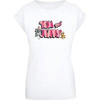 ABSOLUTE CULT T-Shirt ABSOLUTE CULT Damen Ladies Tom and Jerry - Gradient Logo T-Shirt (1-tlg) von ABSOLUTE CULT