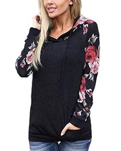 ABYOVRT Damen Kapuzenpullover Langarm Pullover Pulli Freizeit Sport Hoodie Kapuzenpulli Sweatshirt Sweater Top Oberteie von ABYOVRT